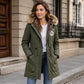 🧥 Cozy Coverage, Easy Movement | Women's Warm-Lined Hooded Parka Jacket