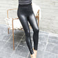 🖤 Sleek Look, Flattering Fit | Women's High-Waist PU Leather Leggings