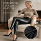 🖤 Sleek Look, Flattering Fit | Women's High-Waist PU Leather Leggings