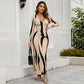 💃 Prints That Shape the Look | Women's Long-Sleeve Bodycon Maxi Dress