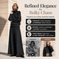 💞 Two Pieces, Effortlessly Elegant | Women's Turtleneck Top & Maxi Skirt Set