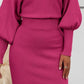 💞 Elegant Shape, Effortless Set | Women's Batwing Knit 2-Piece Set