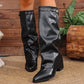 🌸Hot Sale 50% OFF💖Women's Chic Slouchy Knee High Boots