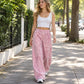 🐆 Wild & Stylish ✨ Women's Casual Leopard Print Wide-Leg Sweatpants – Relaxed Fit, Everyday Comfort 💕