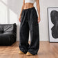 🐆 Wild & Stylish ✨ Women's Casual Leopard Print Wide-Leg Sweatpants – Relaxed Fit, Everyday Comfort 💕