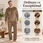 ❄️ Cozy Winter Comfort ✨ Men's Thermal Velvet Pajama Set – Soft, Warm & Perfect for Relaxing Nights 💤