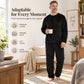 ❄️ Cozy Winter Comfort ✨ Men's Thermal Velvet Pajama Set – Soft, Warm & Perfect for Relaxing Nights 💤