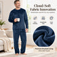 ❄️ Cozy Winter Comfort ✨ Men's Thermal Velvet Pajama Set – Soft, Warm & Perfect for Relaxing Nights 💤