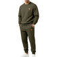 ✨ Trendy & Breathable 👕 Men's Casual Textured Jacquard Sports Set – 2-Piece Matching Outfit, Soft & Stylish Short Facebook Headline