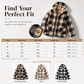 ✨ Retro & Warm 🍂 Women's Long Sleeve Plaid Faux Shearling Hooded Coat – Loose Casual Winter Outerwear 🧥 Short Facebook Headline