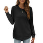 ✨ Trendy & Flattering 💕 Women’s Solid High Low Hem Long-Sleeve Tops – Soft Fabric, Unique Uneven Hem Design 👕 Short Facebook Headline