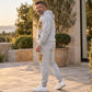 🏆New Arrival – 50% OFF Now!🦁 Men's Lion Graphic Pullover Hoodie & Sweatpants Set ✨ soft fabric, relaxed fit for casual daily wear