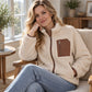 🔥 New Arrival – 50% OFF Now! 🧥 Women's Winter Sherpa Plush Full-Zip Jacket ✨ warm sherpa lining, zip-up design, cosy for cold days
