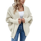 💎 Exclusive Deal 🧶 Women's Batwing Sleeve Chunky Knit Cardigan ✨ loose batwing sleeves, thick chunky knit, soft layering piece