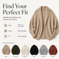 💎 Exclusive Deal 🧶 Women's Batwing Sleeve Chunky Knit Cardigan ✨ loose batwing sleeves, thick chunky knit, soft layering piece