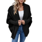💎 Exclusive Deal 🧶 Women's Batwing Sleeve Chunky Knit Cardigan ✨ loose batwing sleeves, thick chunky knit, soft layering piece