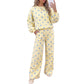 🔥 New Arrival – 50% OFF Now! 🤍 Women's Polka Dot Top & Wide-Leg Pants Set ✨ classic polka dot print, loose wide leg, elegant matching set