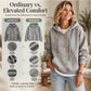 💥 Limited Time Offer 🧥 Women's Casual Oversized Drawstring Hoodie ✨ loose oversized cut, drawstring hood, soft casual pullover hoodie