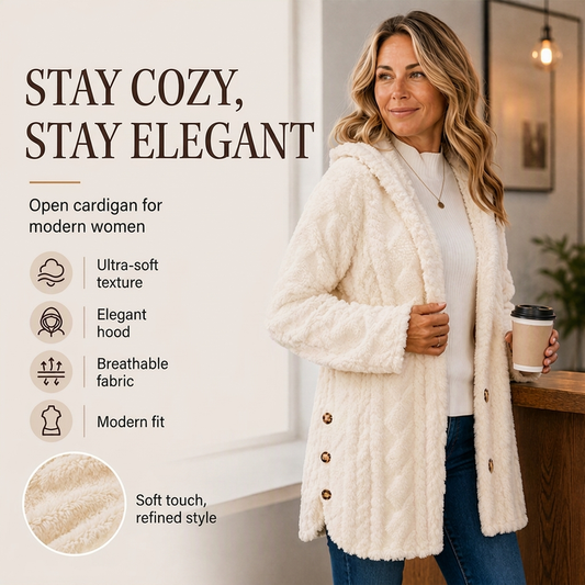 ⏳Limited-Time Offer: 50% OFF⏰Diamond-patterned women's warm hooded outerwear🎁