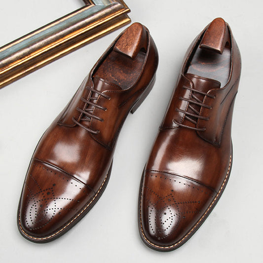 Paul™ Men's Premium Genuine Leather Shoes, Superbly Sculpted